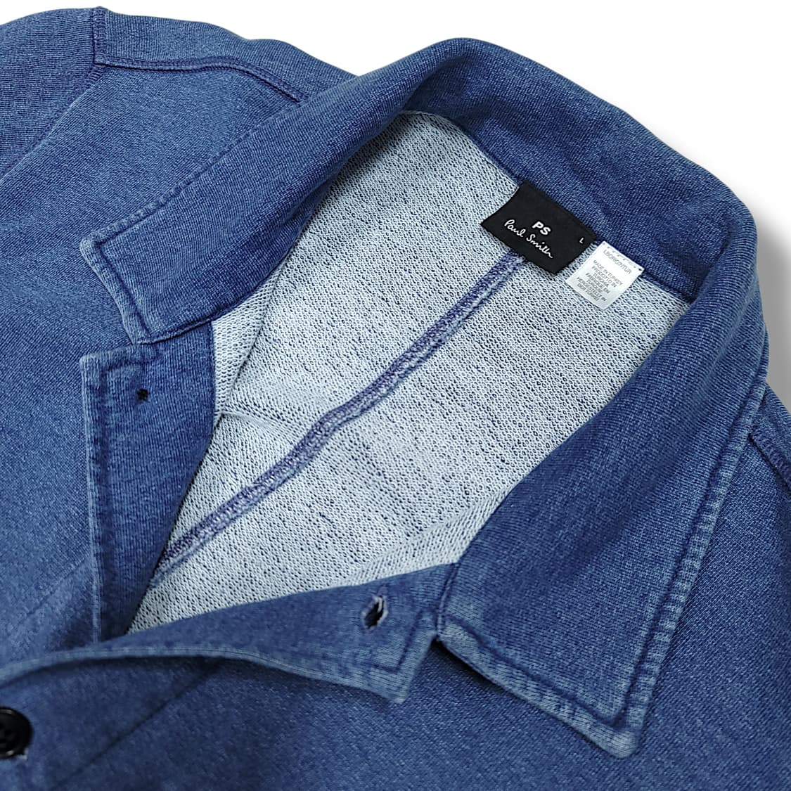 [L] 폴스미스 진청 데님 포켓 오버셔츠 워크자켓 상품이미지7