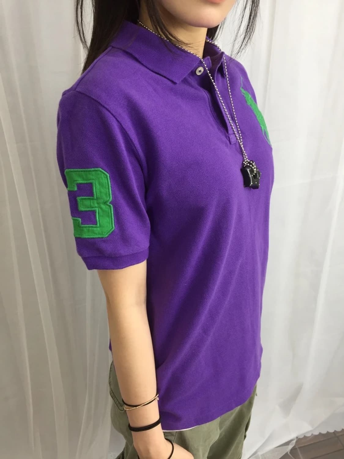Polo Ralph Lauren Purple Big Pony Polo 상품이미지5