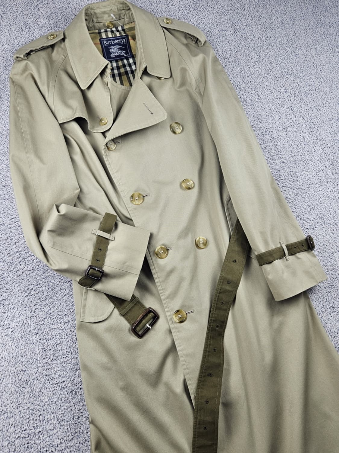 버버리 노바체크 헌팅트림 트렌치 코트 ( 40 ) / 10593 상품이미지5