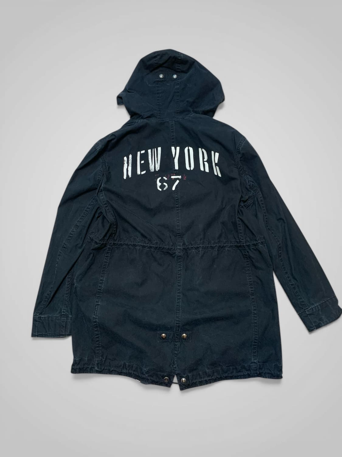 [M]폴로 랄프로렌 m51 보트하우스 가먼트다잉 레더 피쉬테일 파카 상품이미지6