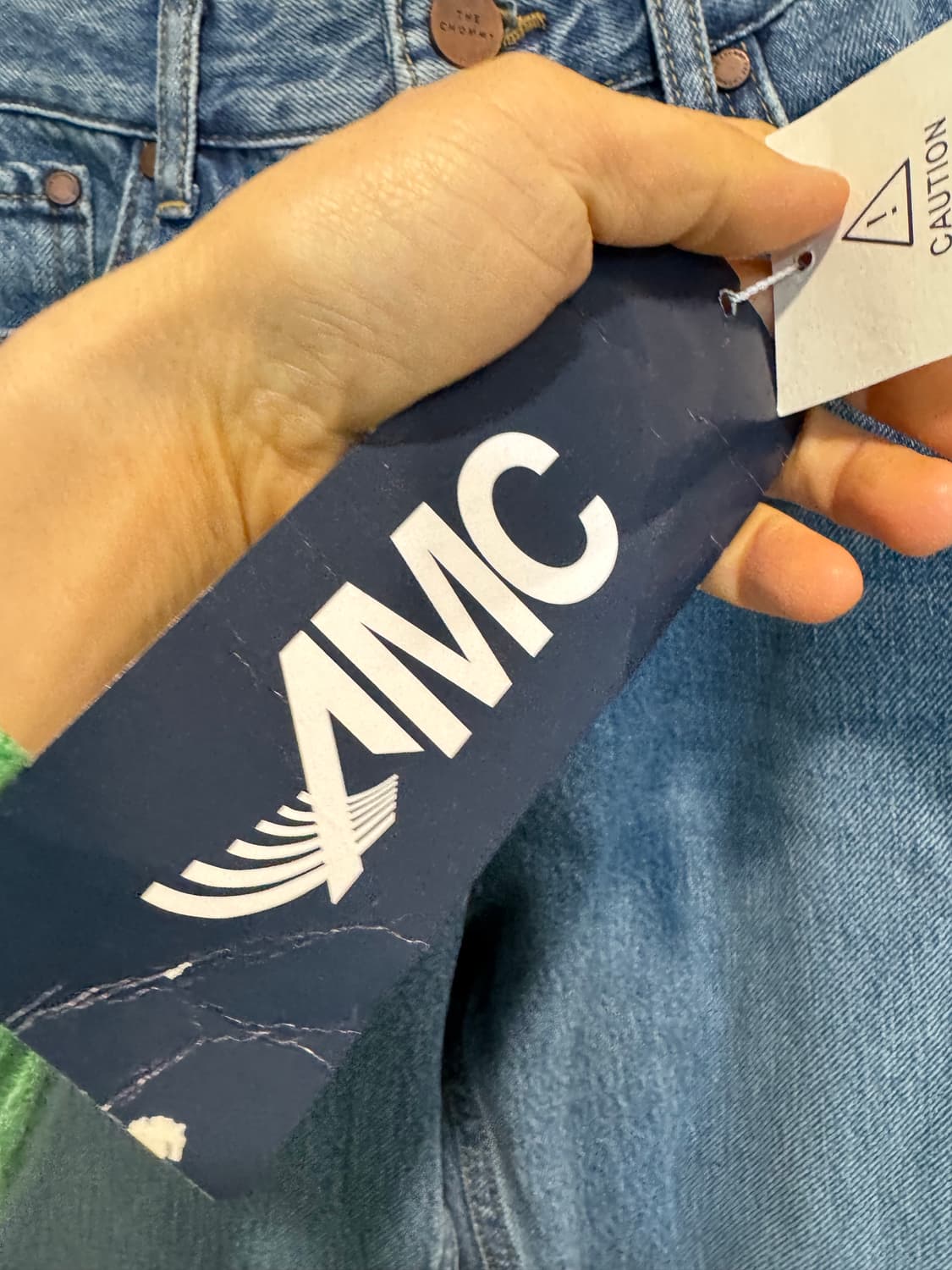 새상품 pvcs 더춈미 크롭 데님팬츠 상품이미지6