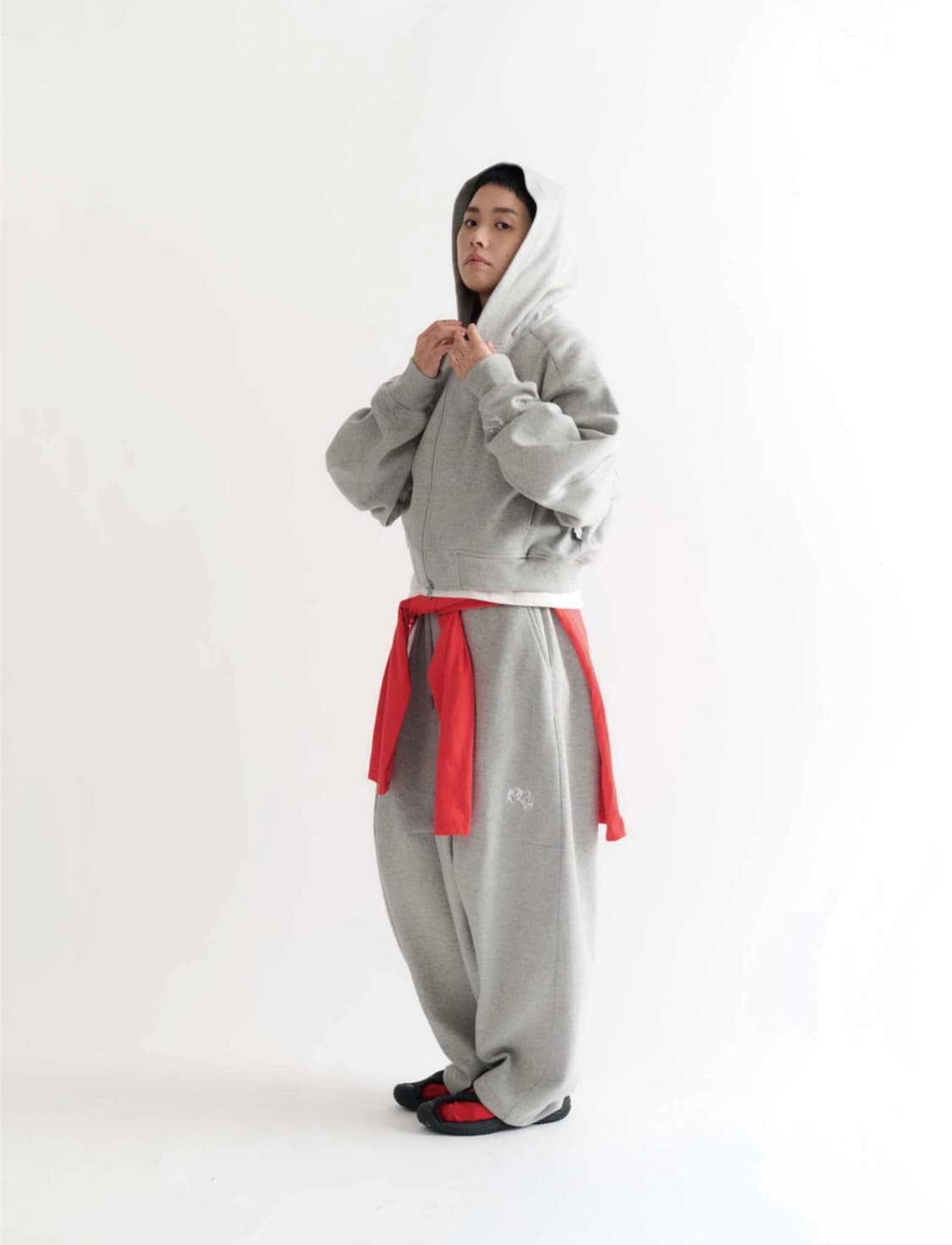 화합 HWAHOP 스웻 셋업 - 그레이 상품이미지1