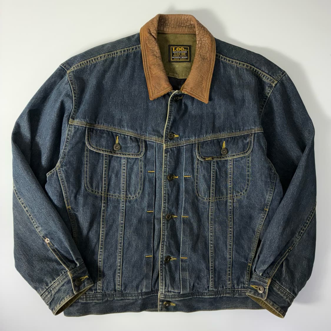 Lee  리 90,s 레더넥 데님 트러커자켓  상품이미지1