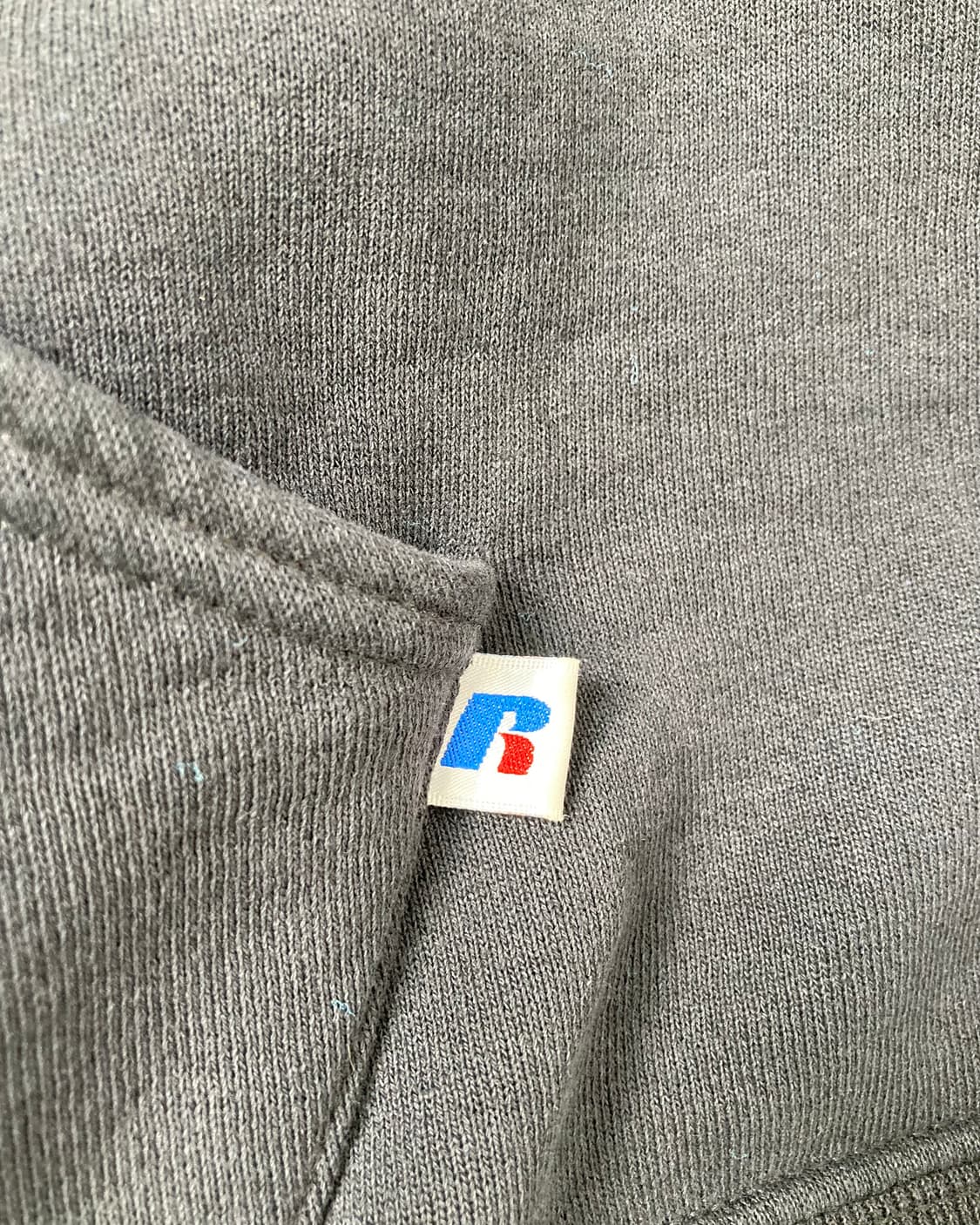 90s Russell Zip Up Hoodie (black) 상품이미지5