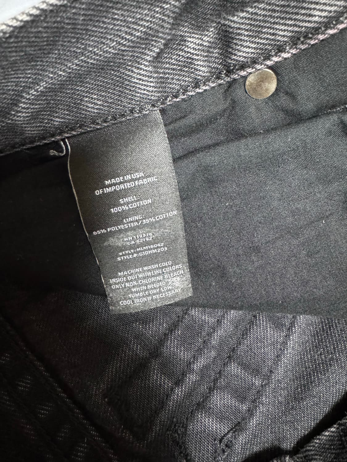 Helmut lang 블랙 디스트로이드 데님 팬츠 상품이미지4