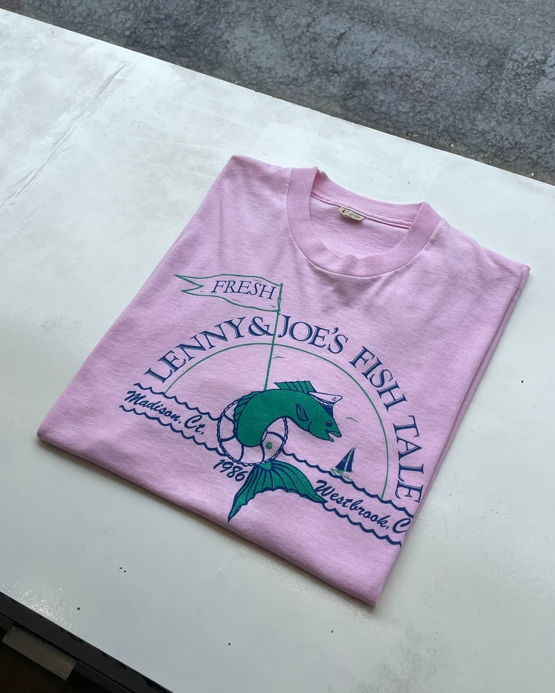 80’s “Lenny&Joe's Fish Tale” 🐟 T-shirt 상품이미지1