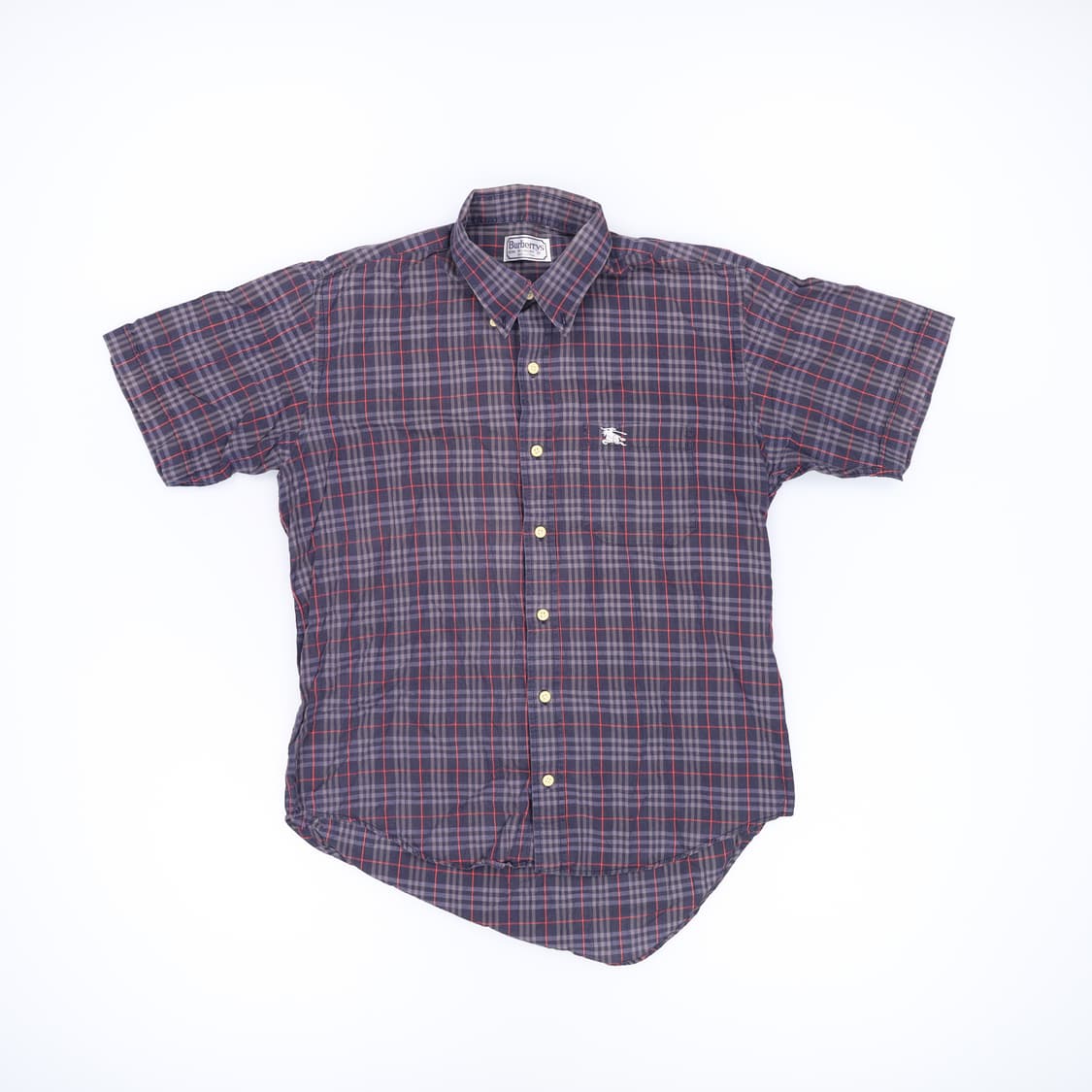 실측확인 빈티지 노바체크 반팔셔츠 0420H1 상품이미지1