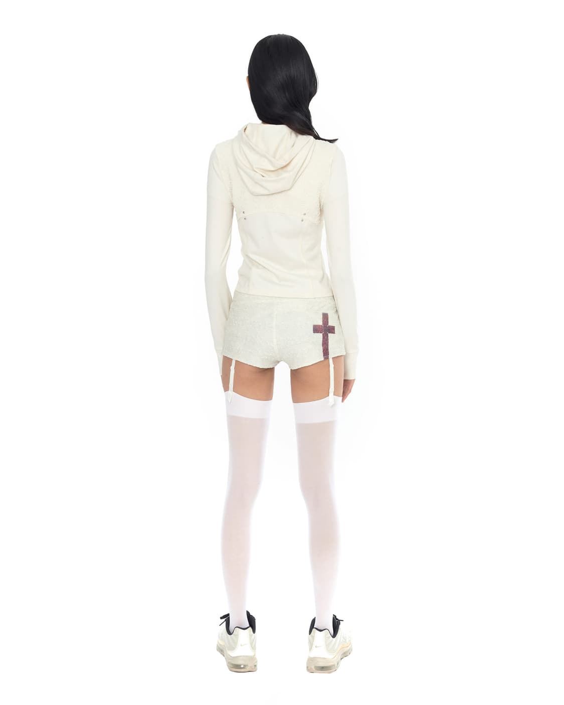 bonnae 본네  pierced finger hole hoodie jk 상품이미지2