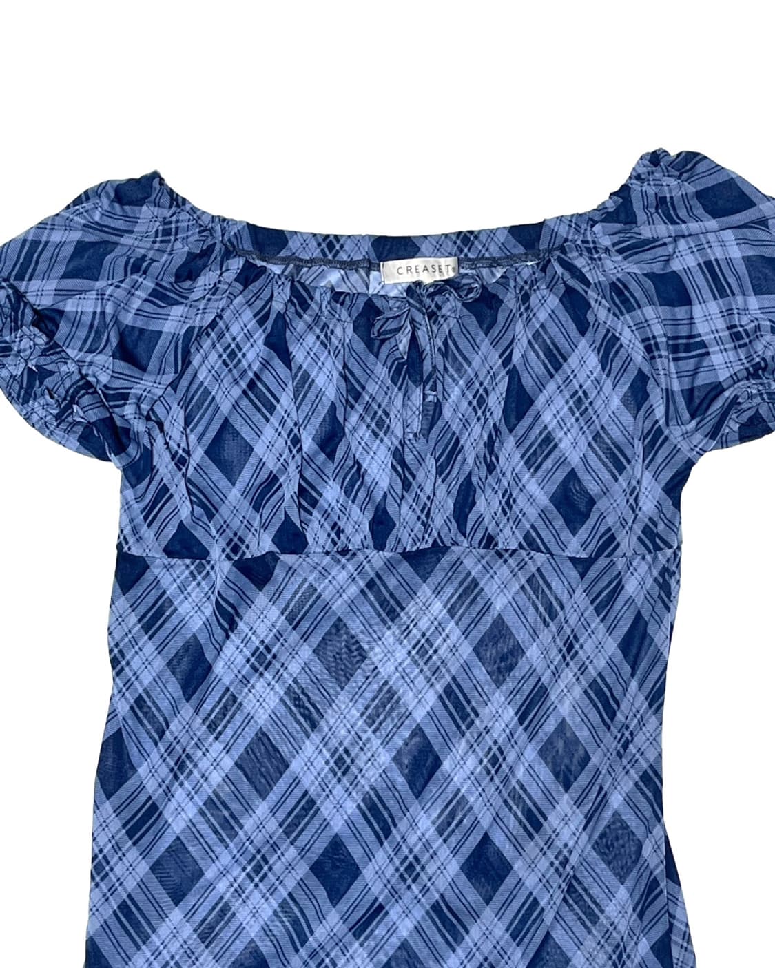 Blue check onepiece 상품이미지3