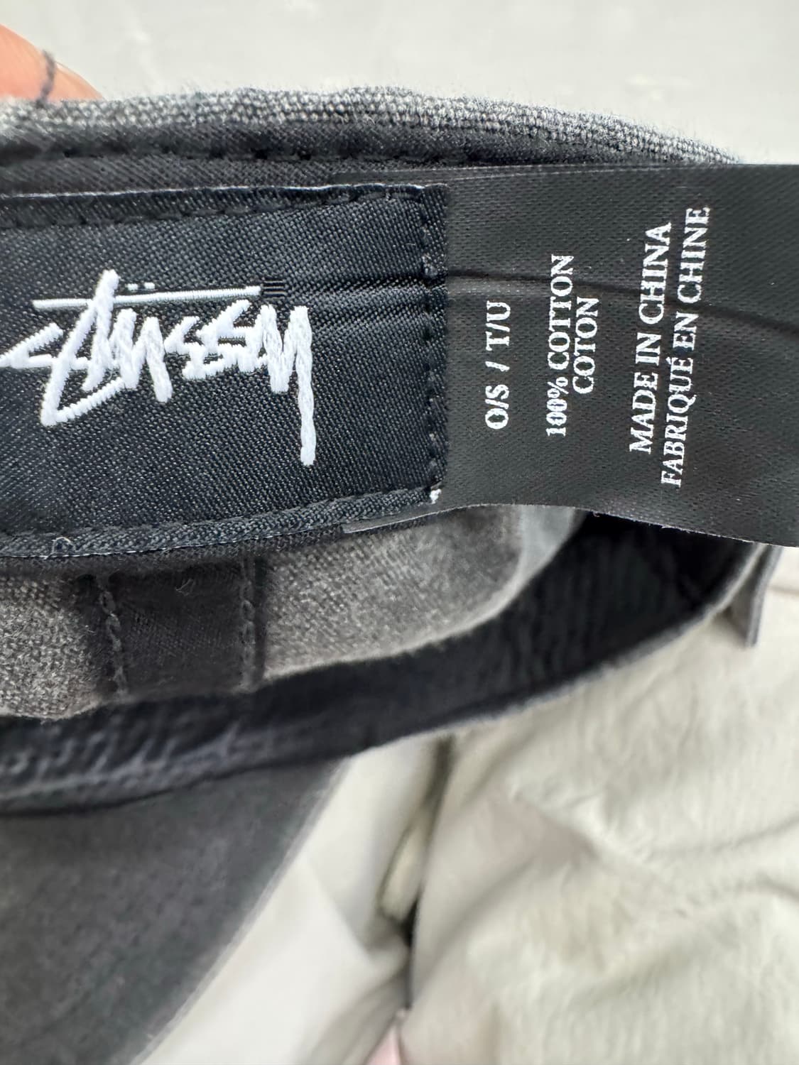 스투시 볼캡 차콜 그레이 상품이미지2