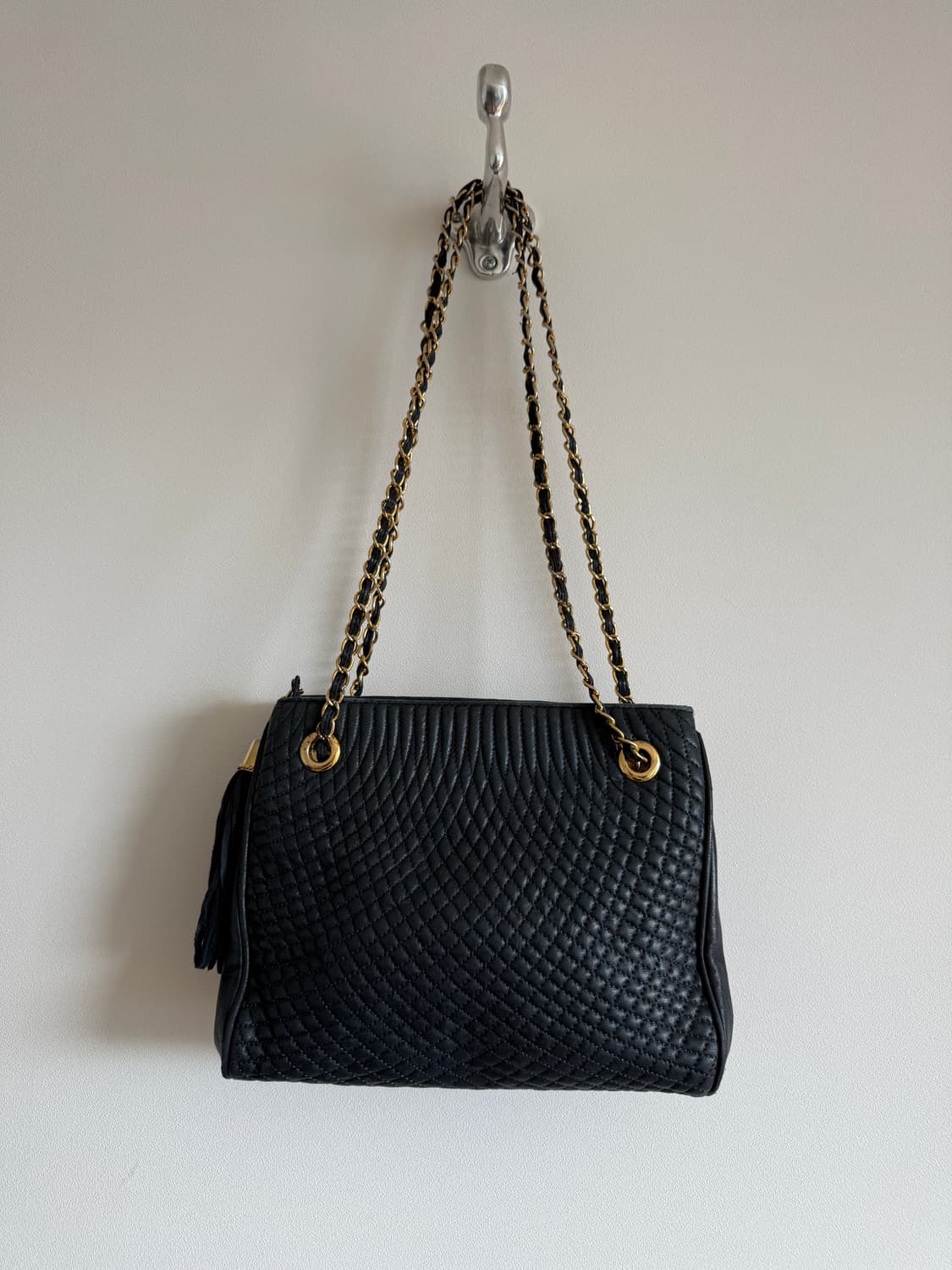 올드 발리(BALLY) 레더 체인 숄더백 상품이미지5