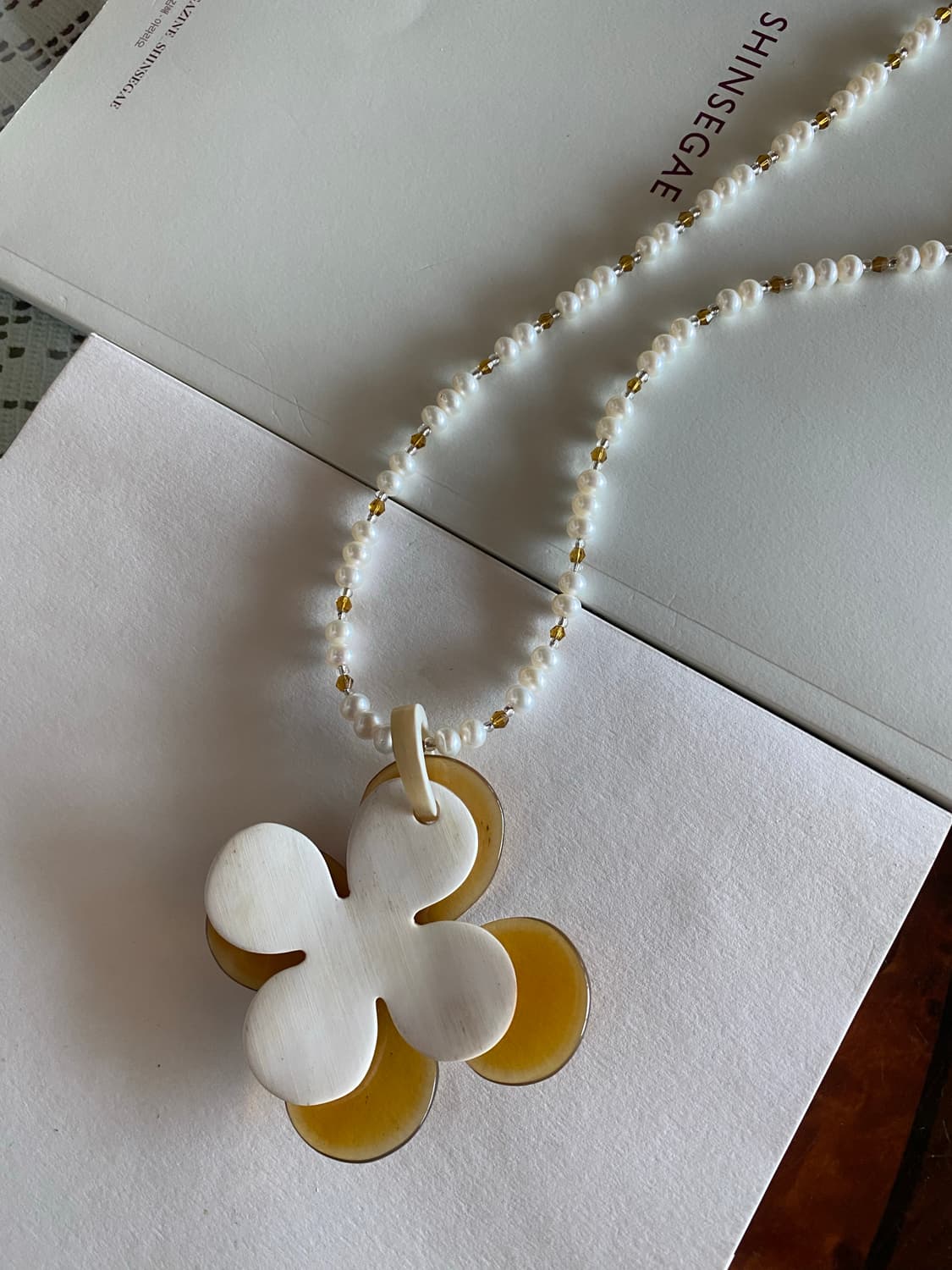 빈티지 플라워 팬던트 목걸이 상품이미지8