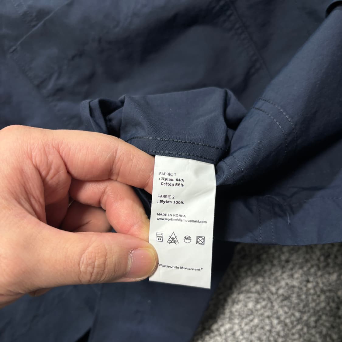 월스와일 무브먼트 워시드 워크 자켓 (XL) 상품이미지4