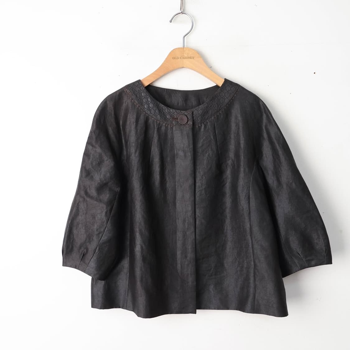 55/이새 머드 실크100 숏 자켓 상품이미지1