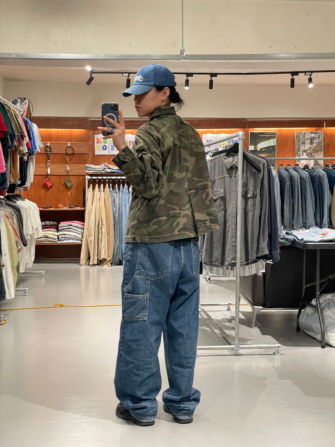 빈티지 카모플라주 셔츠 자켓  상품이미지5