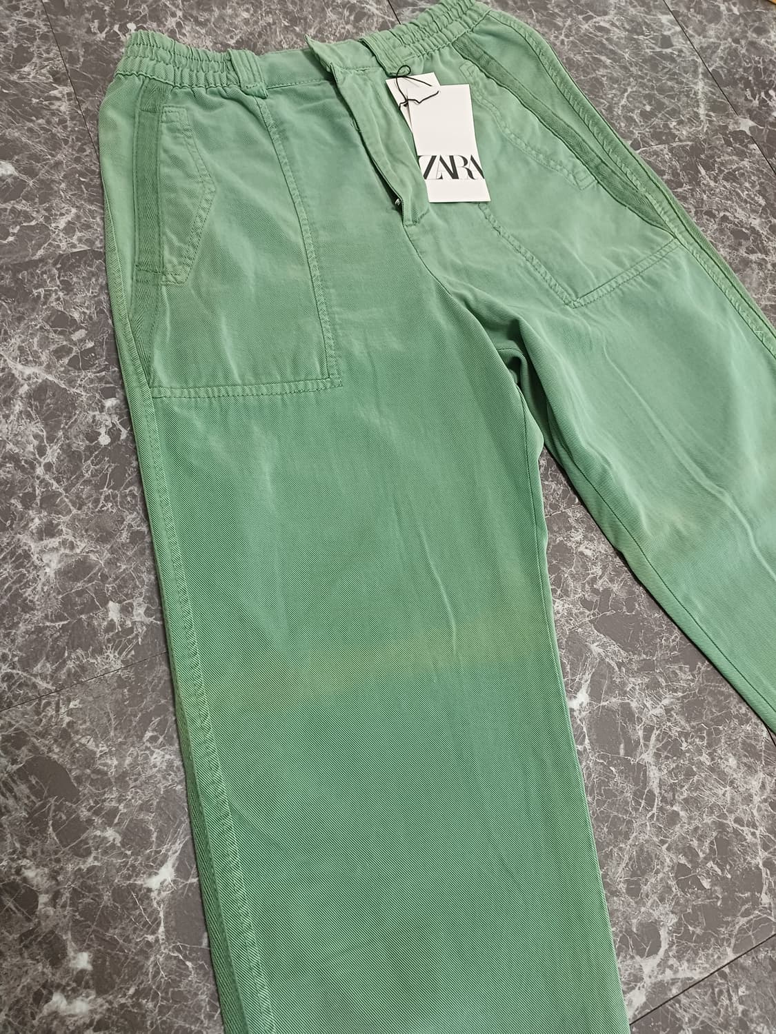 (새상품)자라(ZARA) 하이웨이스트 포켓 팬츠 - S  상품이미지4