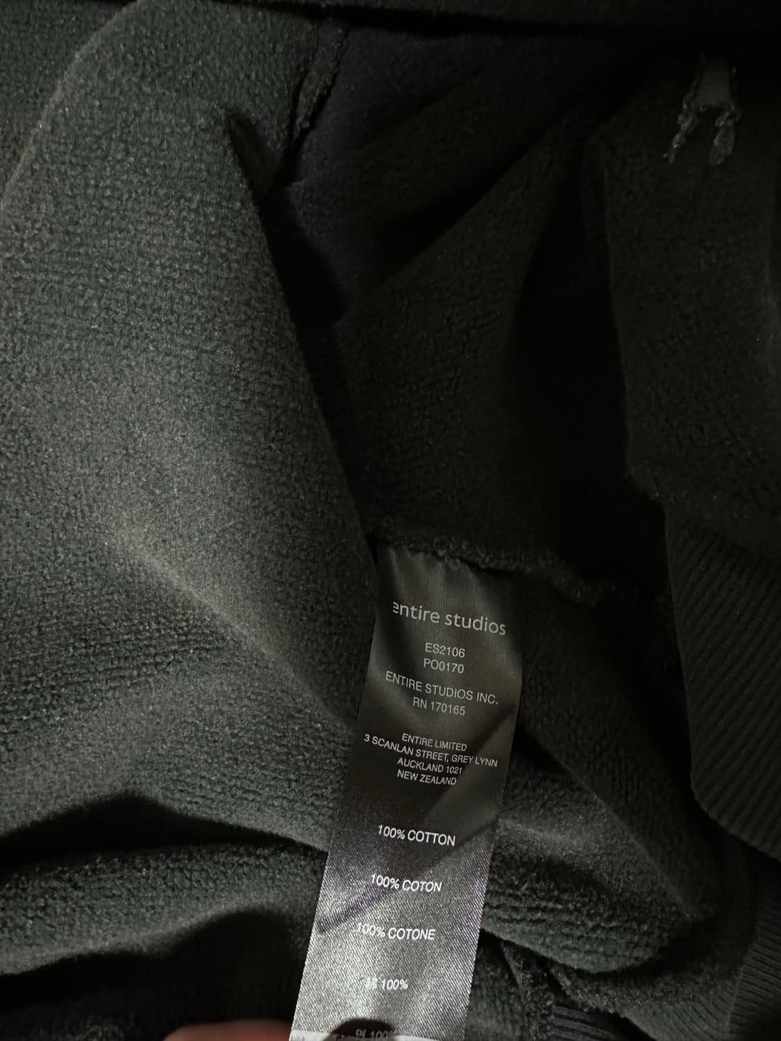 entire studios full zip black 상품이미지5