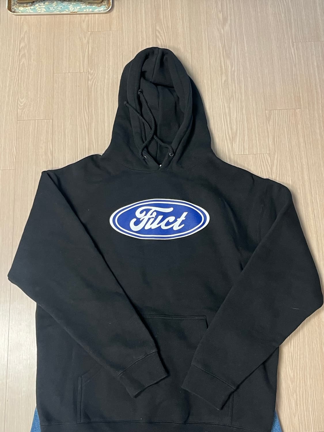 퍽트 오발 로고 후드티 라지 fuct oval logo hoddie L 상품이미지1