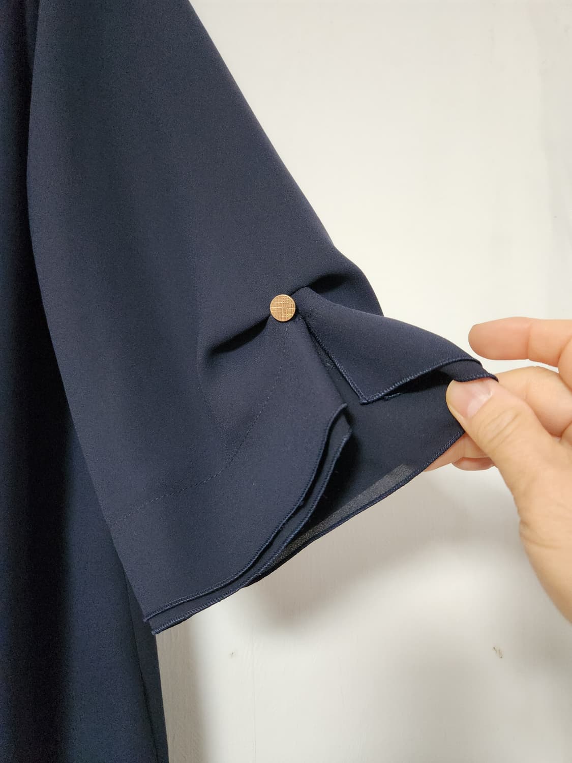 지센 네이비 롱 블라우스 100 상품이미지4