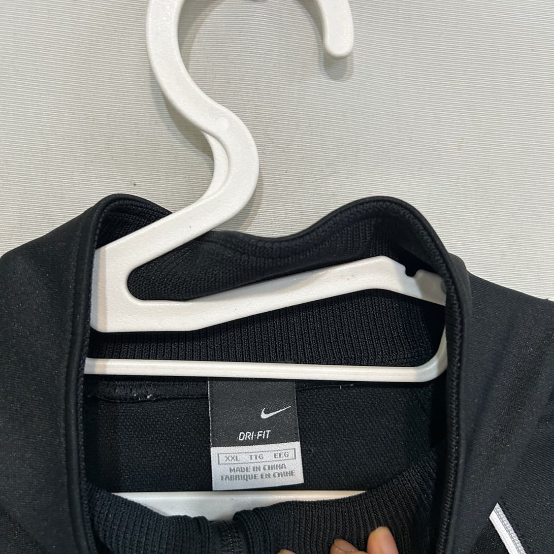 나이키 블랙 드라이핏 화이트 포인트 져지 110 남성 상품이미지2