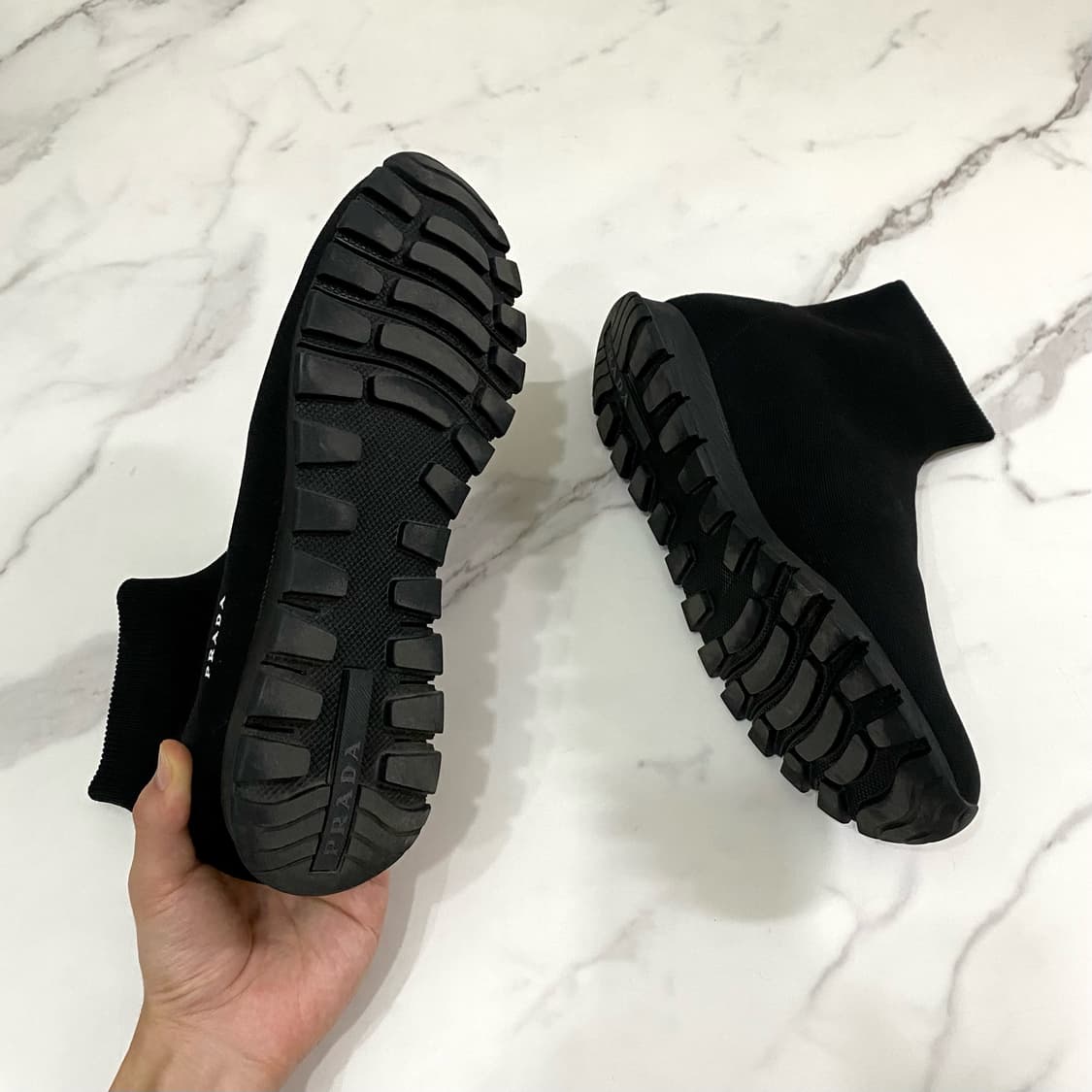 프라다 로고 니트 스니커즈 신발 삭스 스피드러너 4T3365 9사이즈 상품이미지2