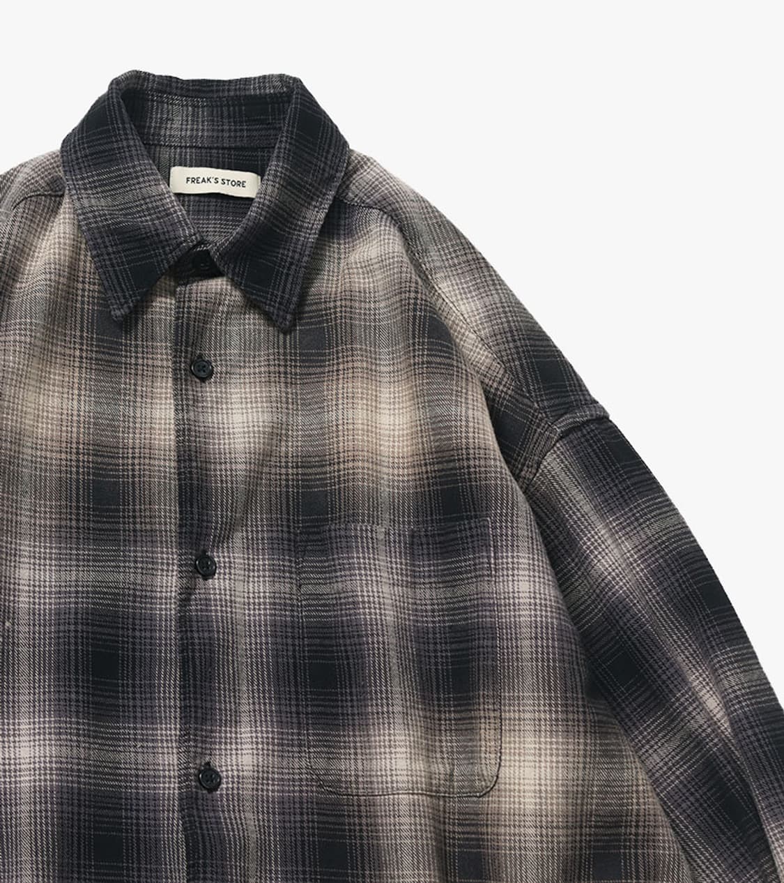 FREAK’S STORE - 24FW BLEACH CHECK SHIRT 상품이미지4