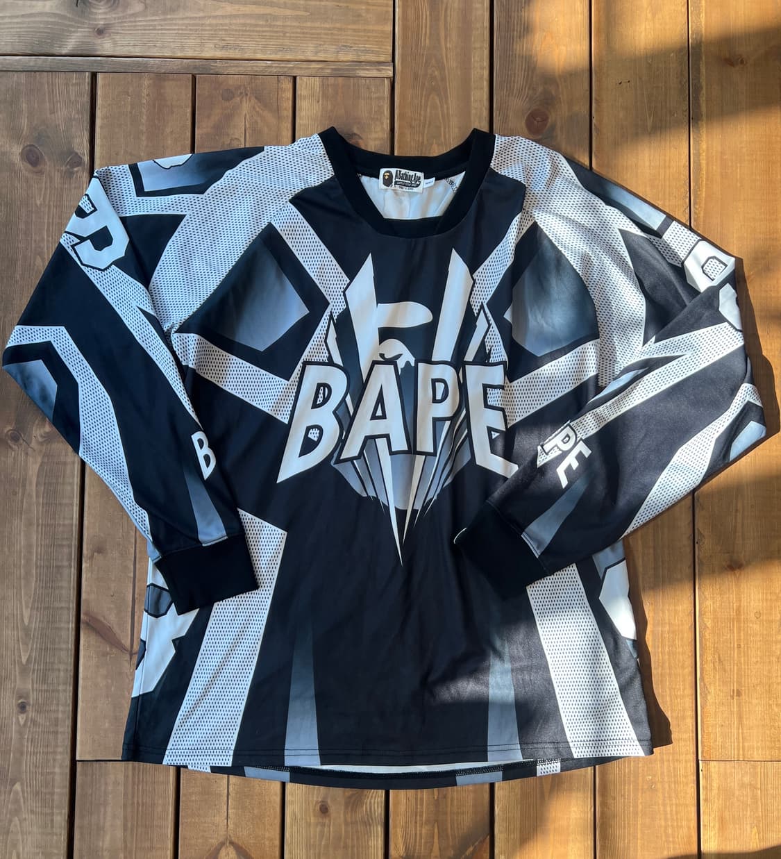 베이프 로고 도트 롱슬리브 상품이미지5