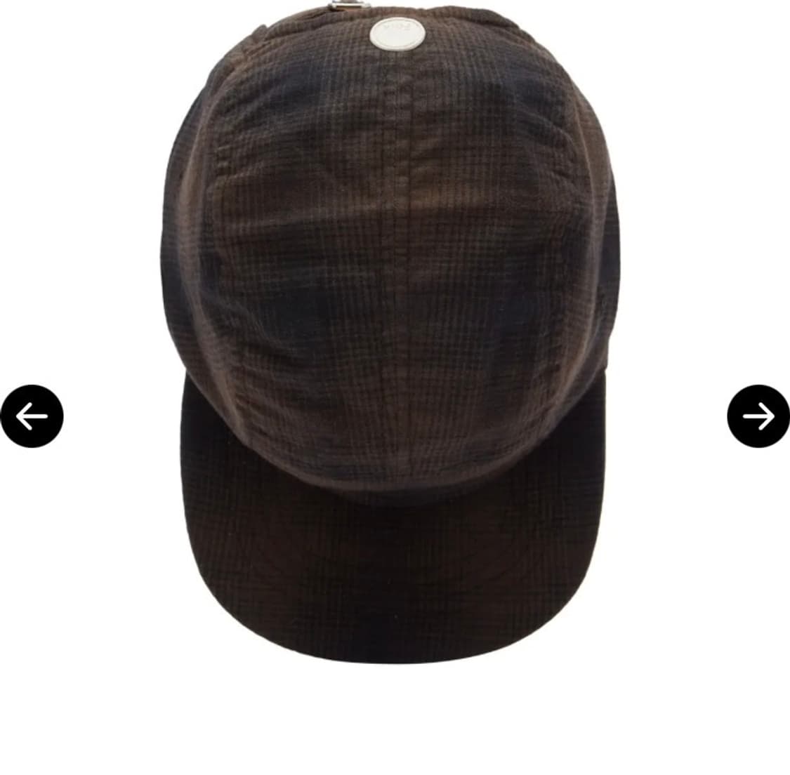 FOLK 포크 체크 5패널 캡 브라운 상품이미지4