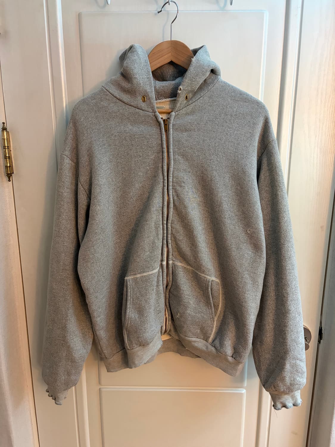 [3]아프레쎄 24aw 후드집업 그레이 a.presse 상품이미지1