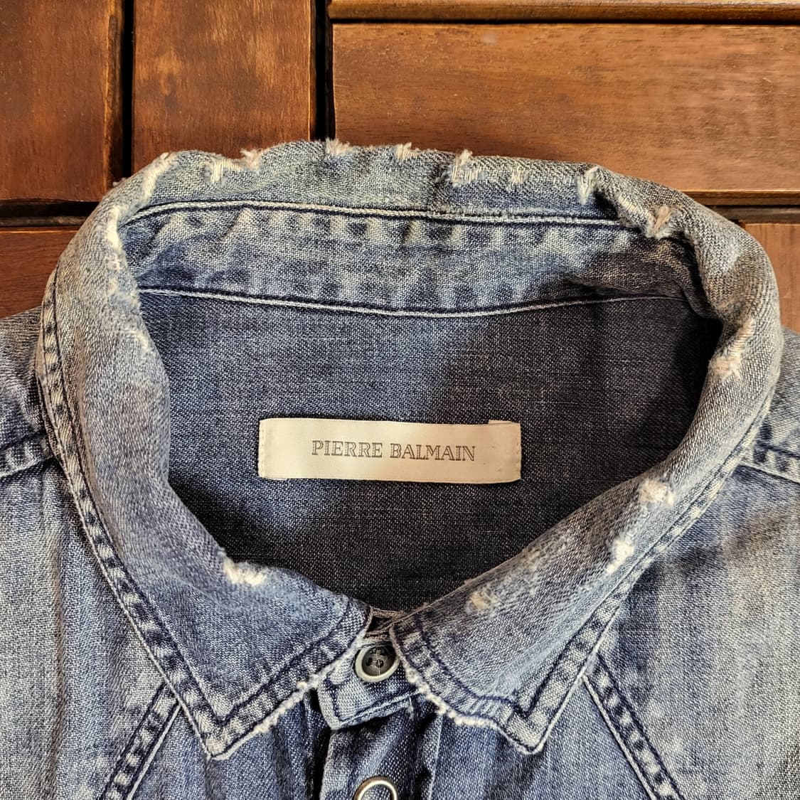 PIERRE BALMAIN 피에르 발망 청 셔츠 (36/50) 상품이미지5