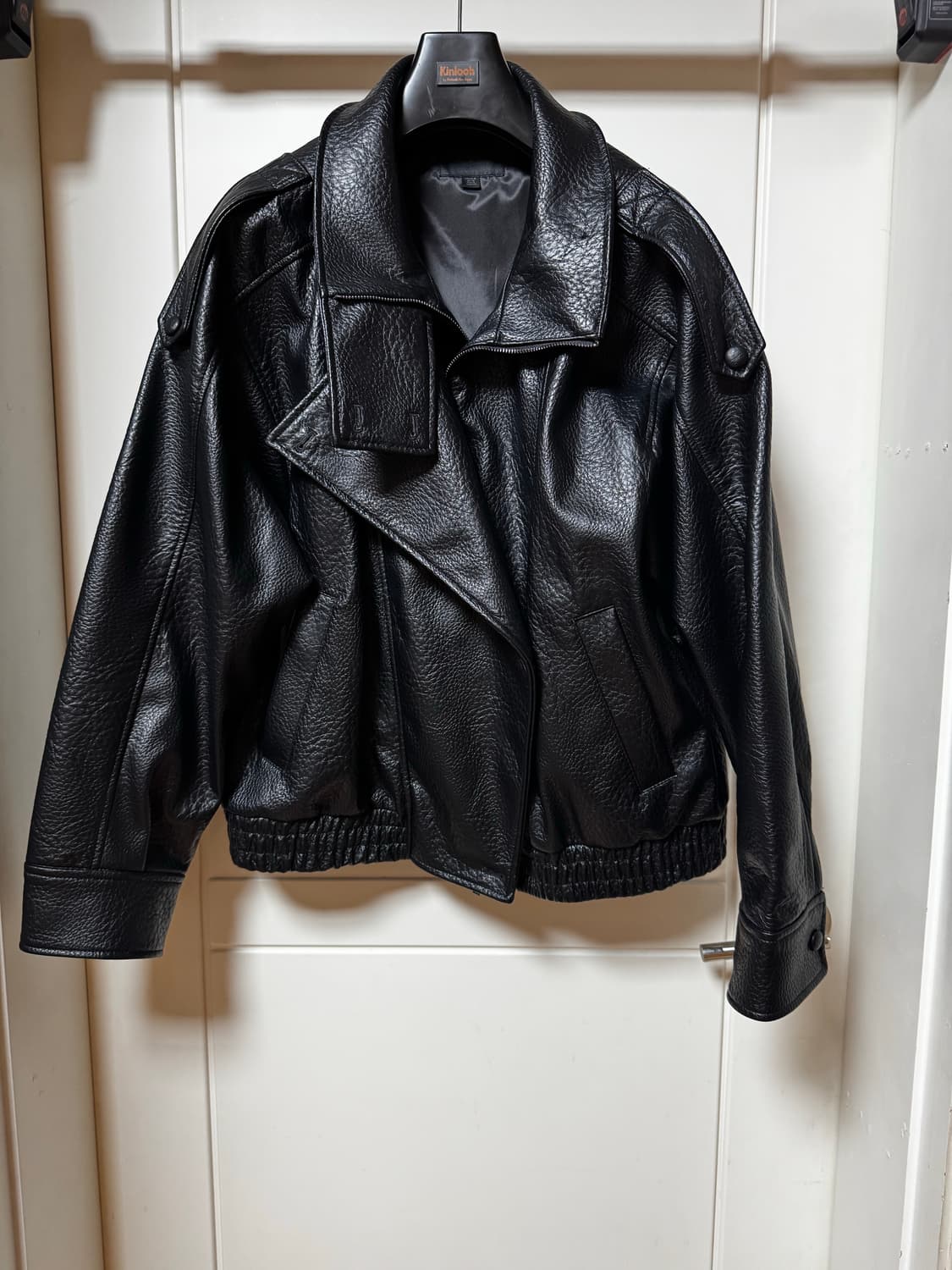 자라 포우 레더 자켓 블랙 XL 상품이미지2