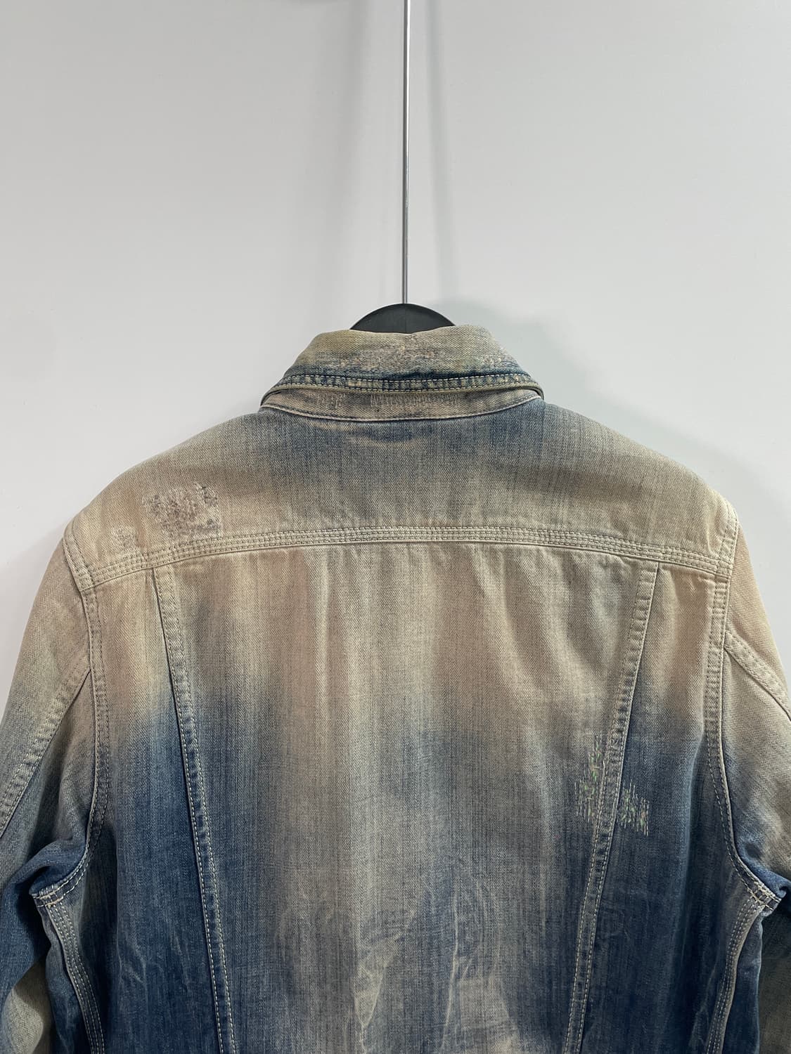 디젤 디스트로이드 워싱 청자켓 (on.193) 상품이미지5