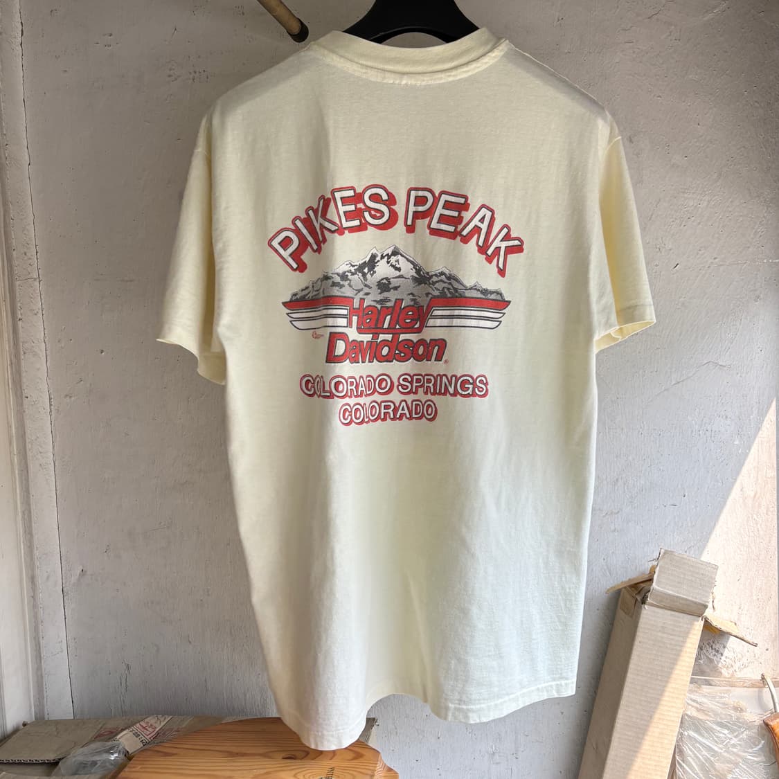 80s 빈티지 할리데이비슨 반팔 티셔츠 상품이미지4