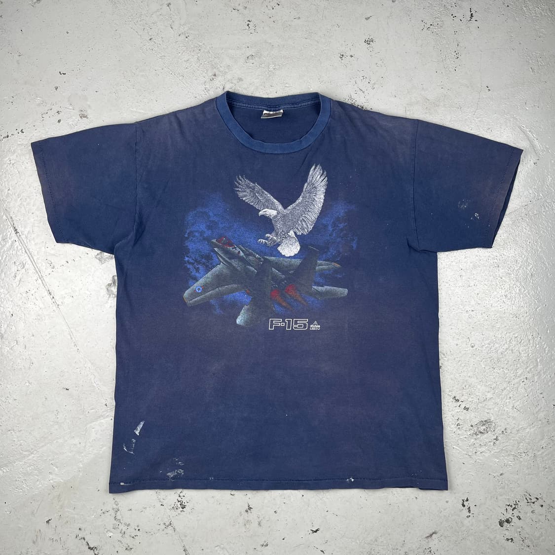 빈티지 F-15 Fighter Jet Eagle 반팔 상품이미지1