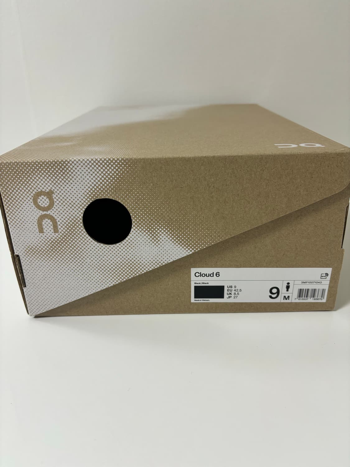 온러닝 클라우드 6 블랙 상품이미지2