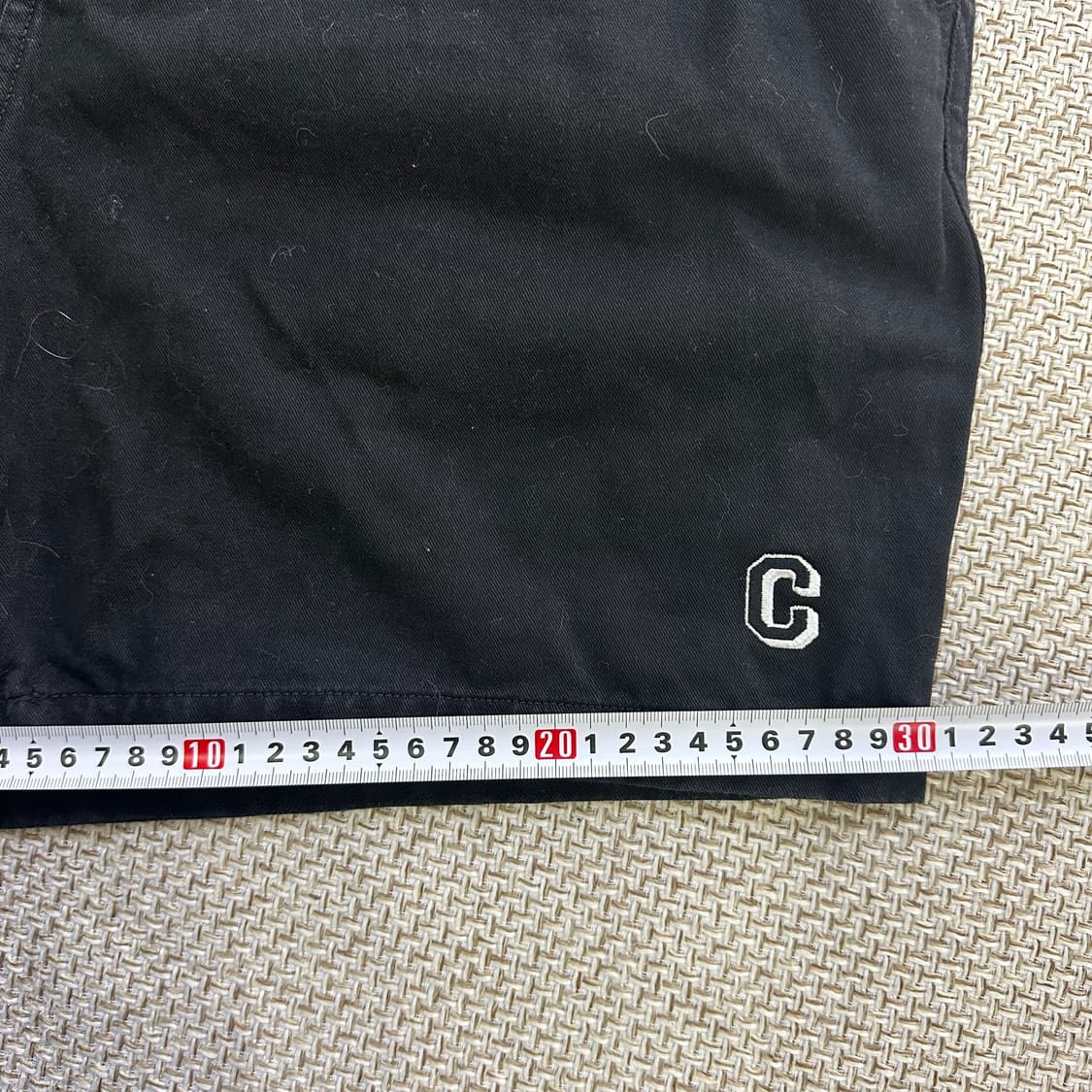 L 커버낫 블랙 면 반바지 0421D 상품이미지5