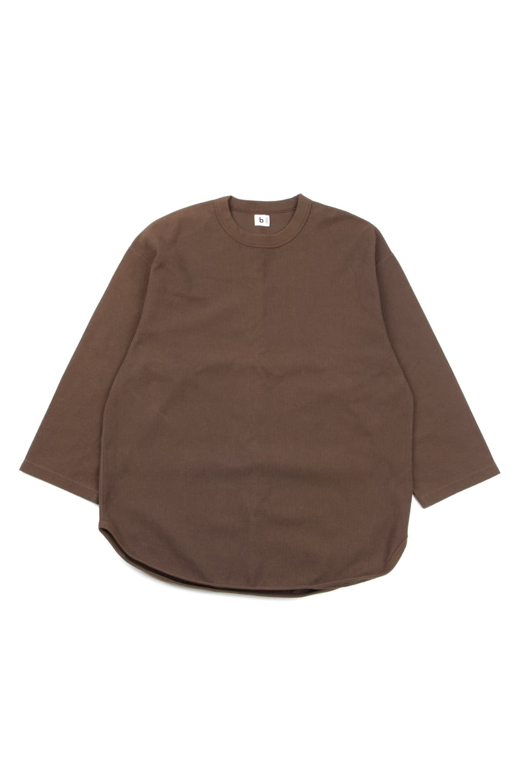 Blurhms rootstock 와플 베이스볼 티셔츠 브라운 상품이미지2