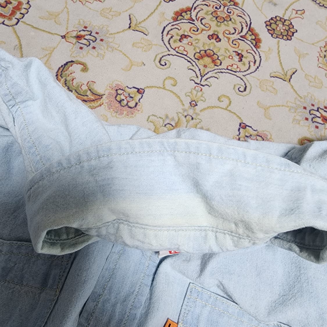 USA) 리바이스 오렌지탭 연청 셔츠 m 상품이미지3