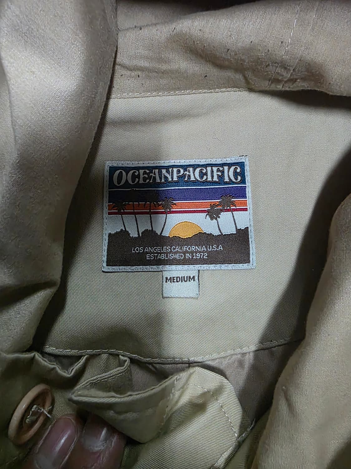 오션퍼시픽 오버사이즈 후드 롱야상 상품이미지5