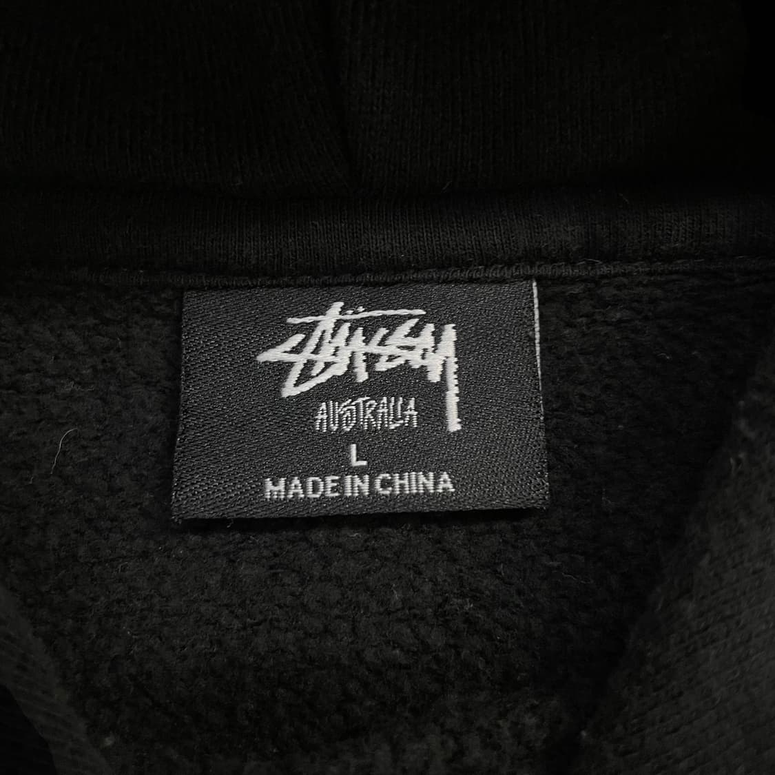 스투시 Stussy 베이직 로고 후드티 블랙 상품이미지5