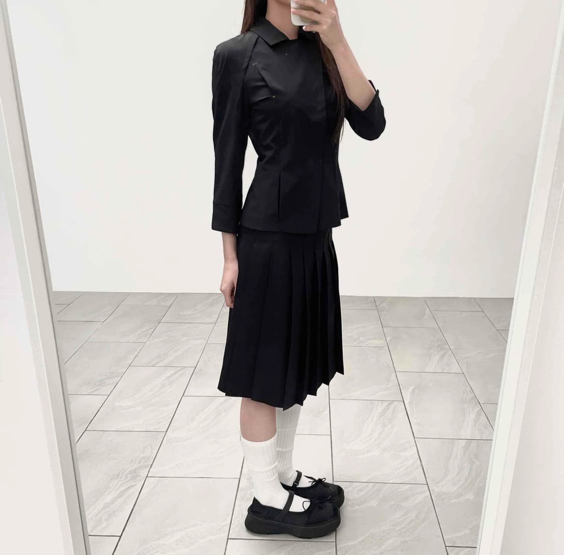  Pleats Skirt Midi Skirt / Vintage Skirt 상품이미지2
