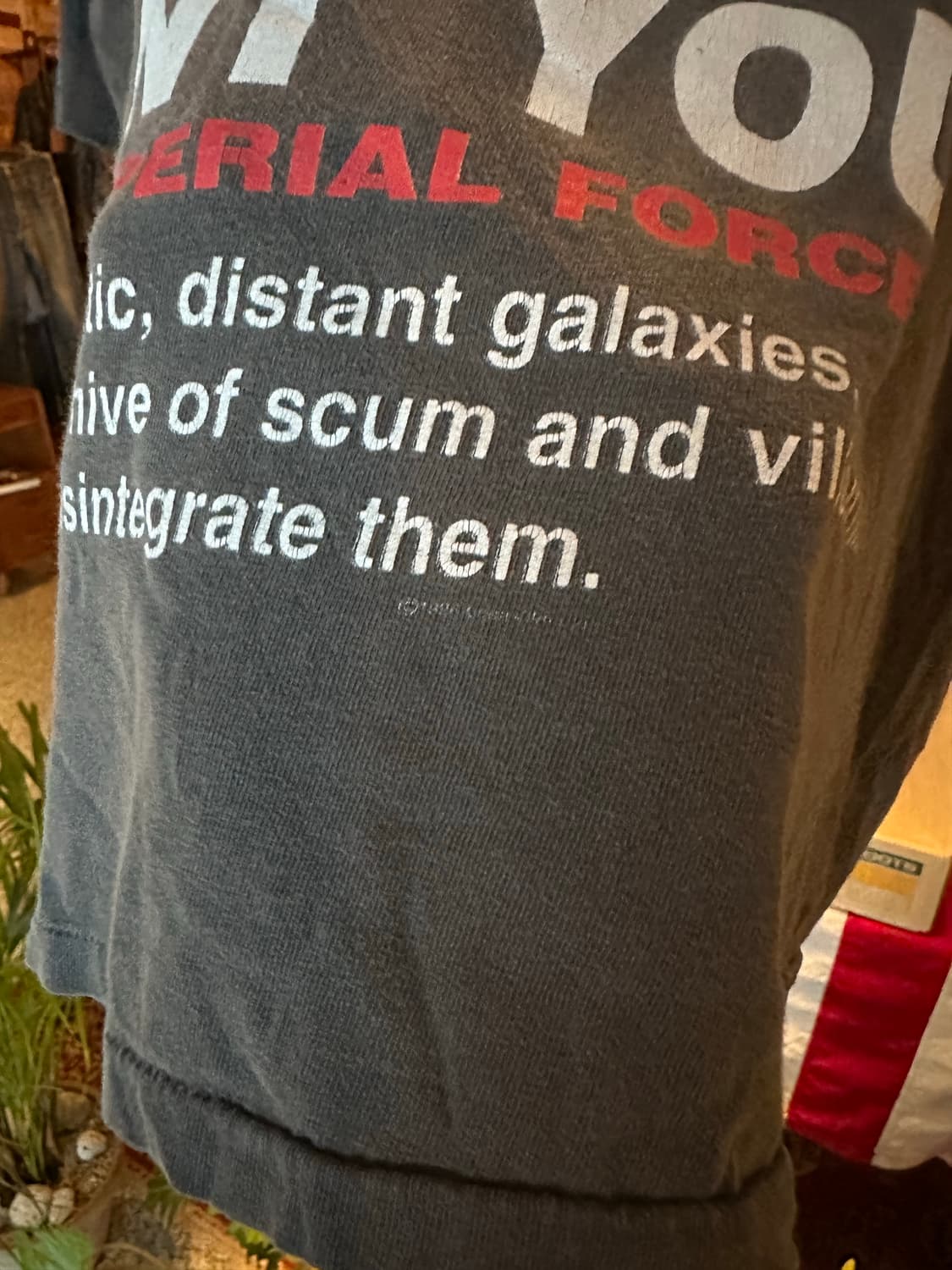 90s USA STAR WARS VINTAGE T SHIRT 상품이미지4