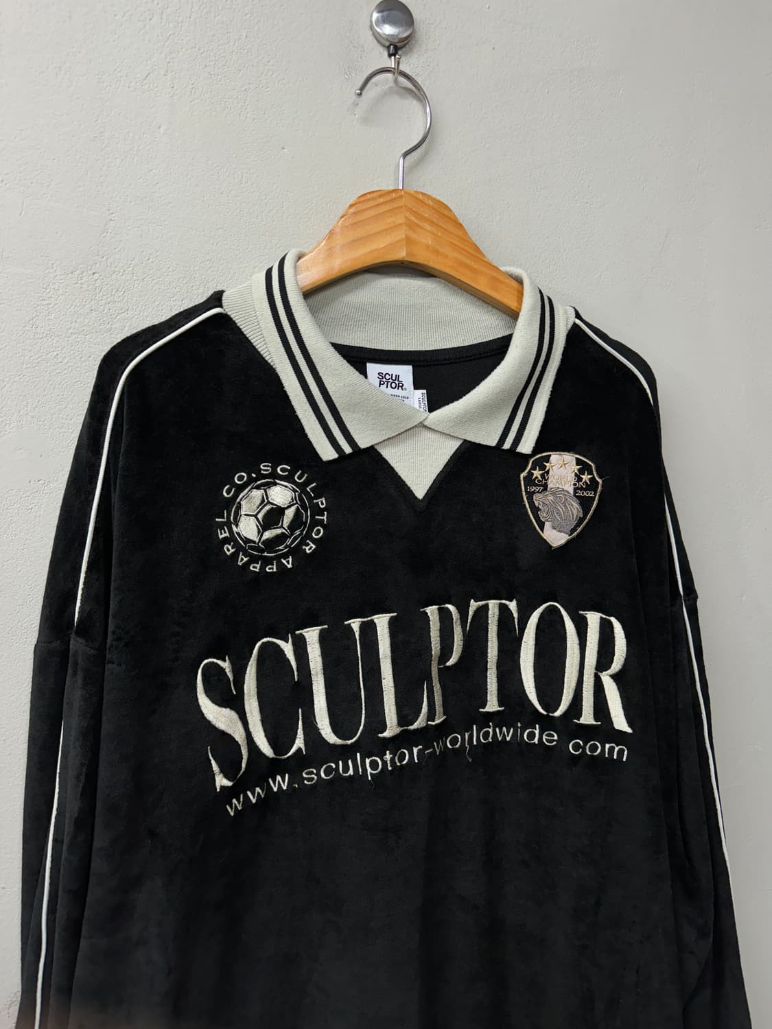 스컬프터 벨루어 벨벳 사커 저지 상품이미지4