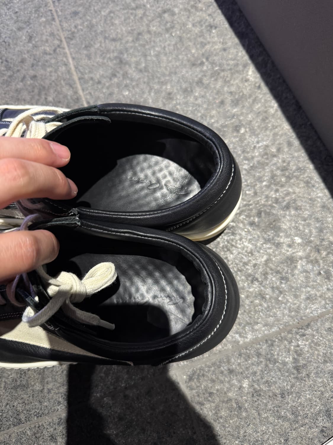 급처 [42] 릭오웬스 반스 레더 상품이미지3