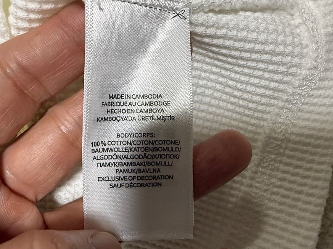 폴로 랄프로렌 와플 긴팔 티셔츠 남성용 100사이즈 새제품 상품이미지6