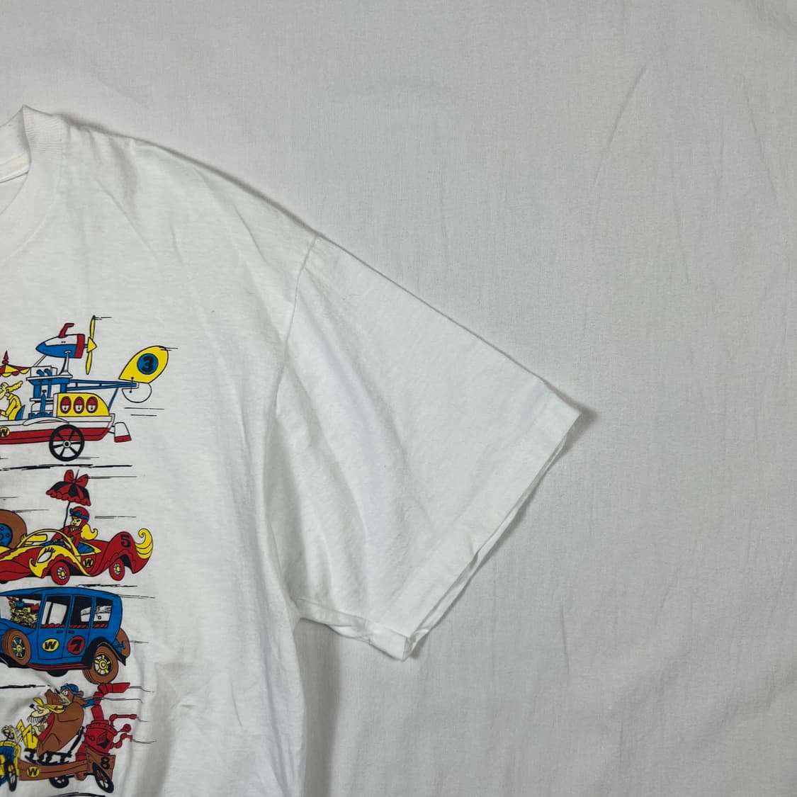 90‘s 웨키레이스 wacky races 카툰 반팔티 상품이미지4