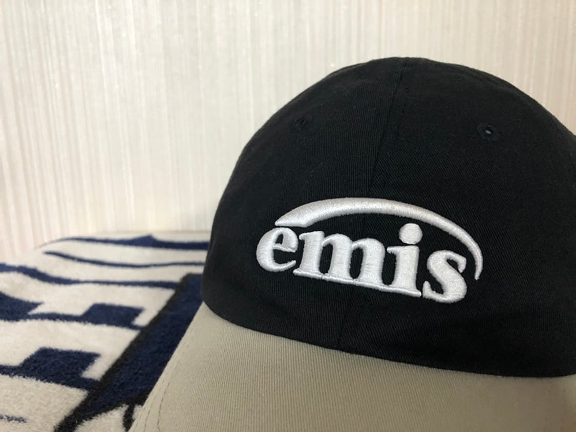 이미스(EMIS)뉴로고 믹스볼캡 베이지X블랙 상품이미지5
