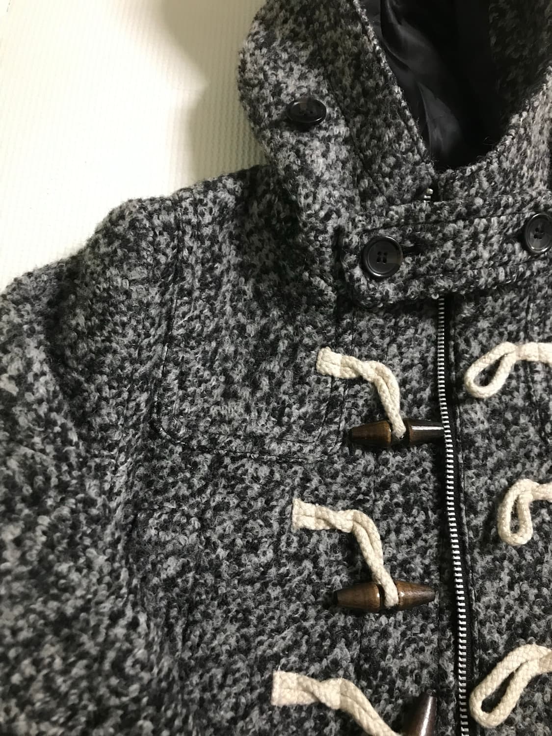 빈티지 혼방 하프 코트 상품이미지2