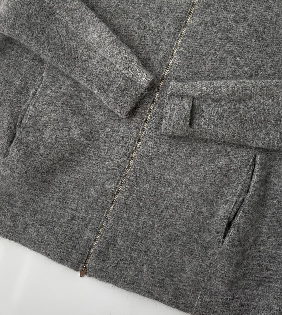 System 시스템 그레이 울 집업 투웨이 가디건 상품이미지5