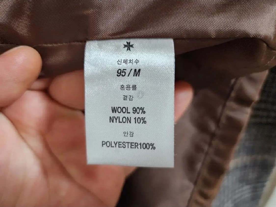 (M)토니웩 남성 체크 코트 상품이미지4